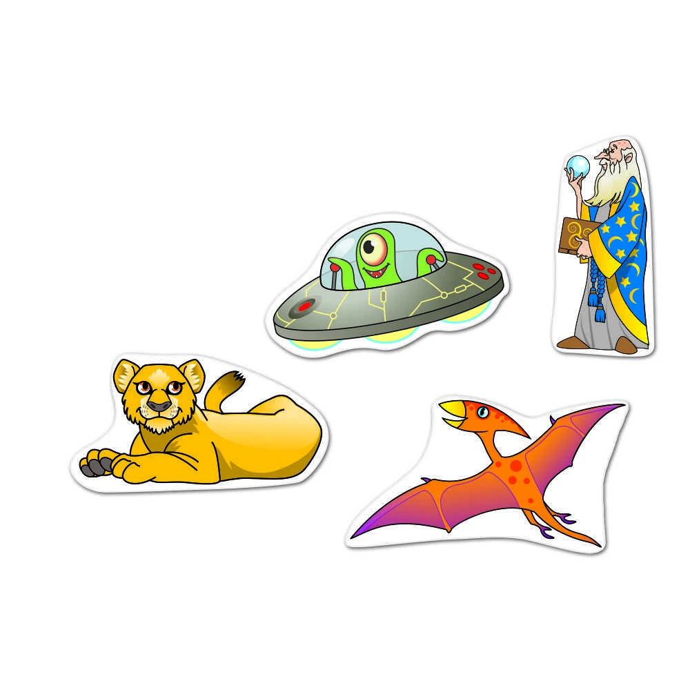 MELISSA & DOUG Lipdukų rinkinys, mėlynas