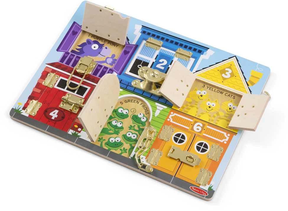 Dėlionė MELISSA & DOUG playset Latches Board