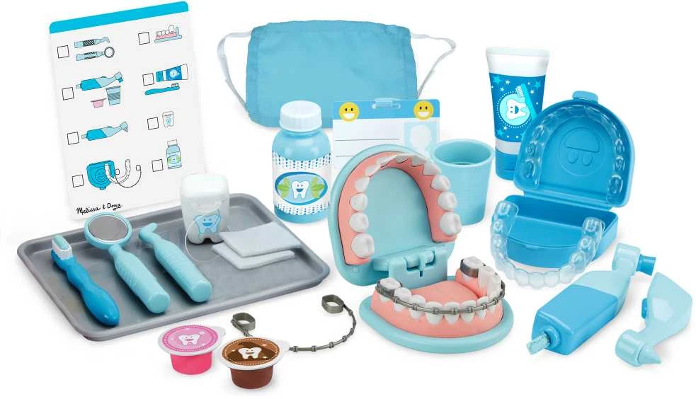 Dėlionė MELISSA & DOUG žaidimų rinkinys „Super Smile“ odontologo žaidimų rinkinys