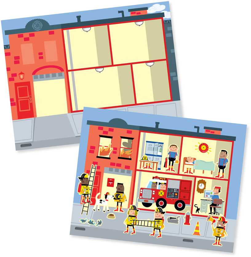 MELISSA & DOUG Reusable Sticker Pad - My Town