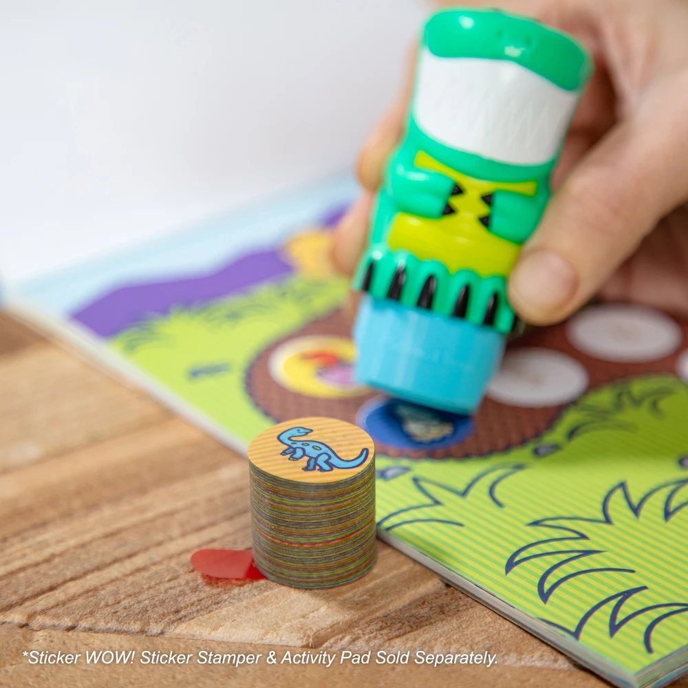 MELISSA & DOUG STICKER WOW! Lipdukai „Dinozauras“