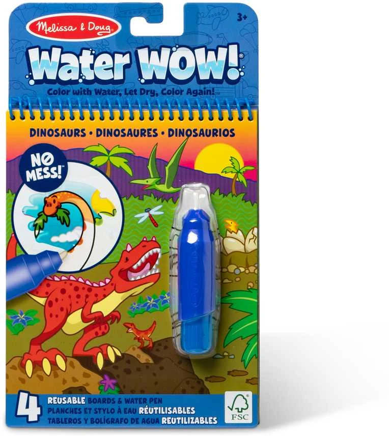 MELISSA & DOUG WATER WOW! Piešimo vandeniu rinkinys „Dinozaurai“