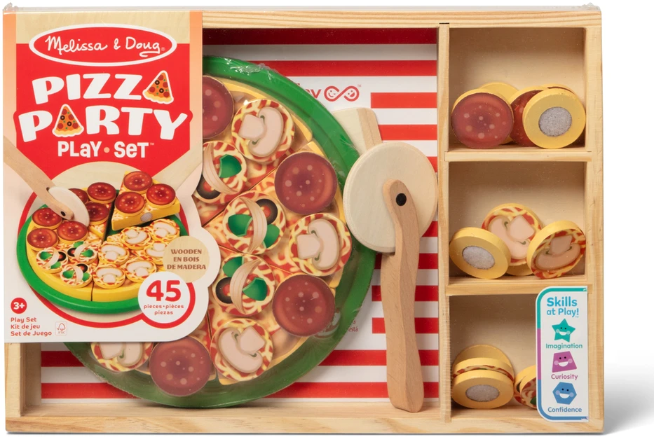 MELISSA & DOUG žaidimų rinkinys Picos vakarėlis