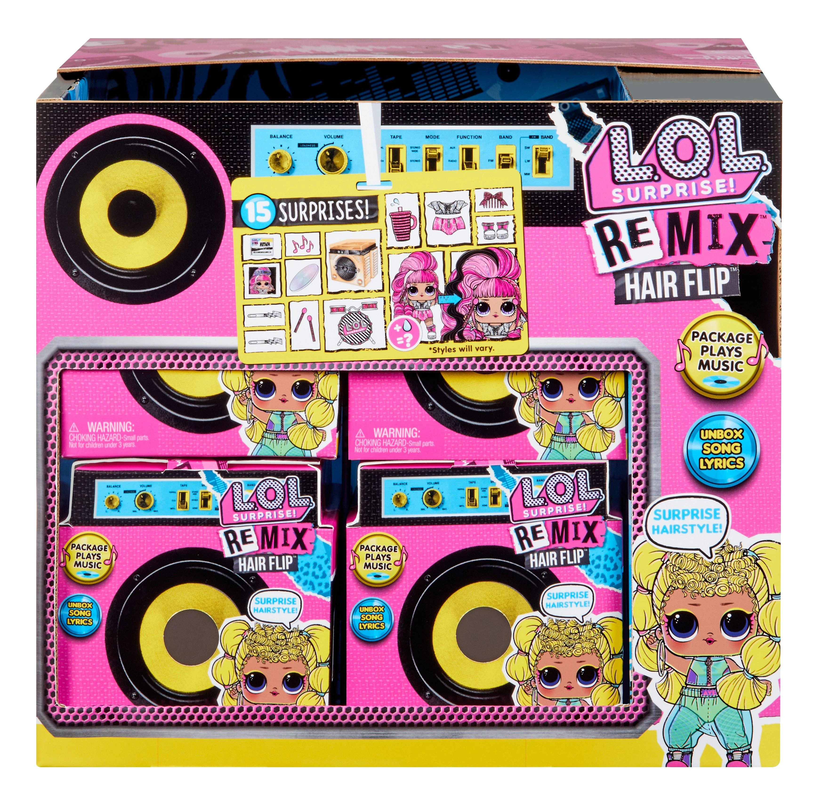 Lėlytė L.O.L. Surprise Remix Hairflip 1 sztuka