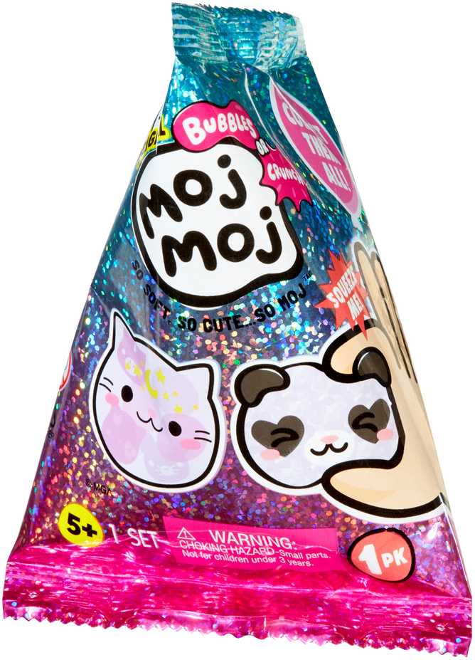 Moj Moj BUBBLE & CRUNCH Minkštas burbulas su gyvūnėliu