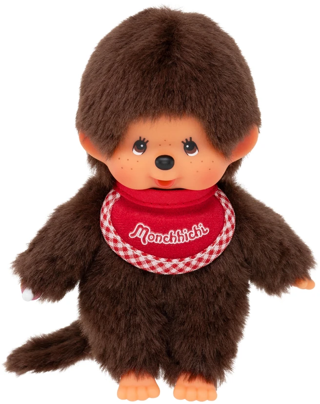 MONCHHICHI beždžionėlė su kūdikiu "Beany", 14 cm