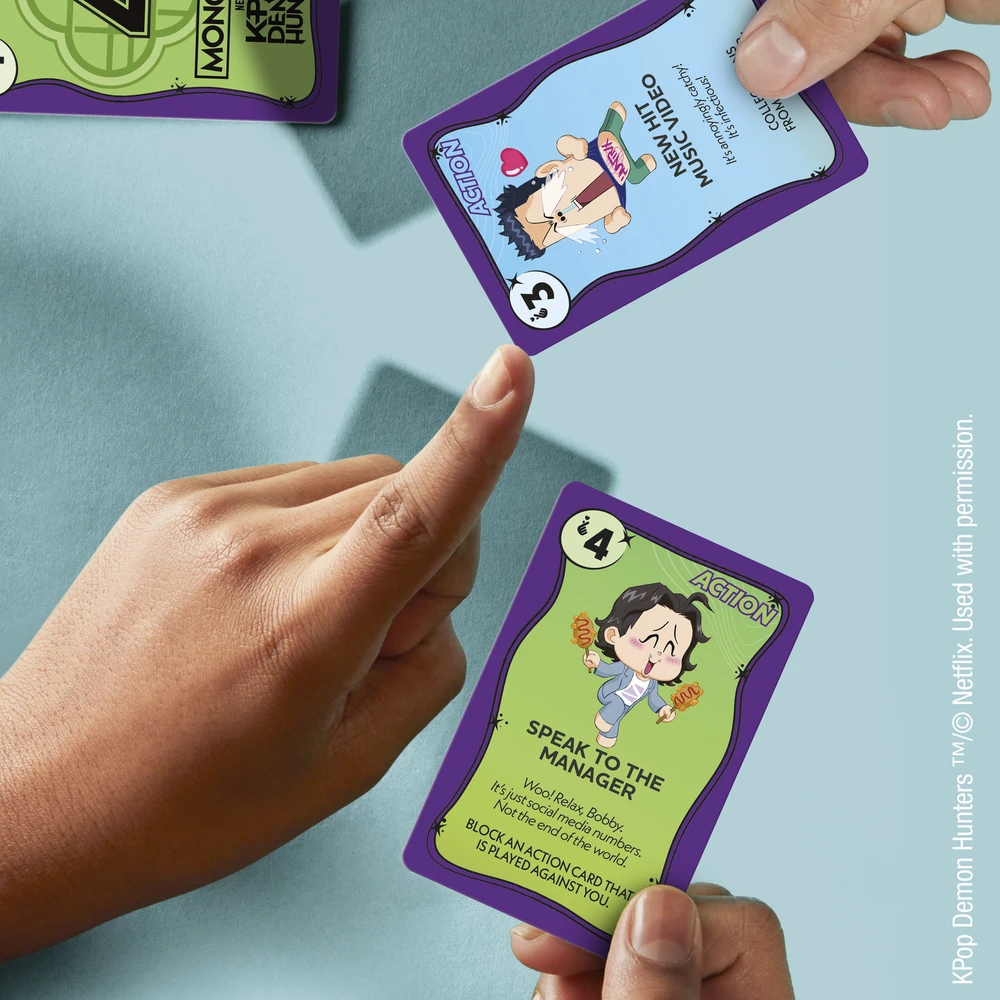 MONOPOLY Kortų žaidimas „Monopoly Deal: KPOP Demon hunters“, EN