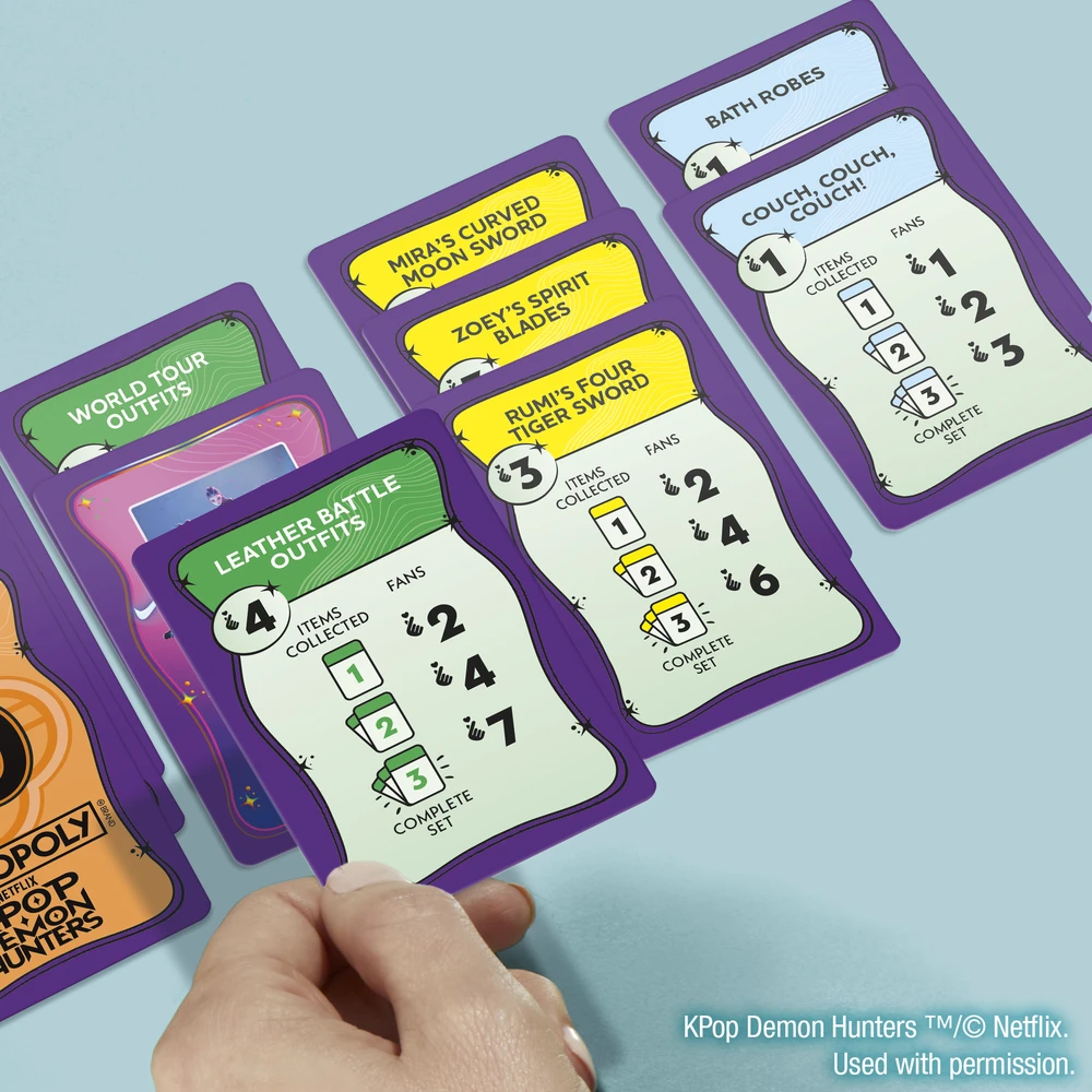 MONOPOLY Kortų žaidimas „Monopoly Deal: KPOP Demon hunters“, EN