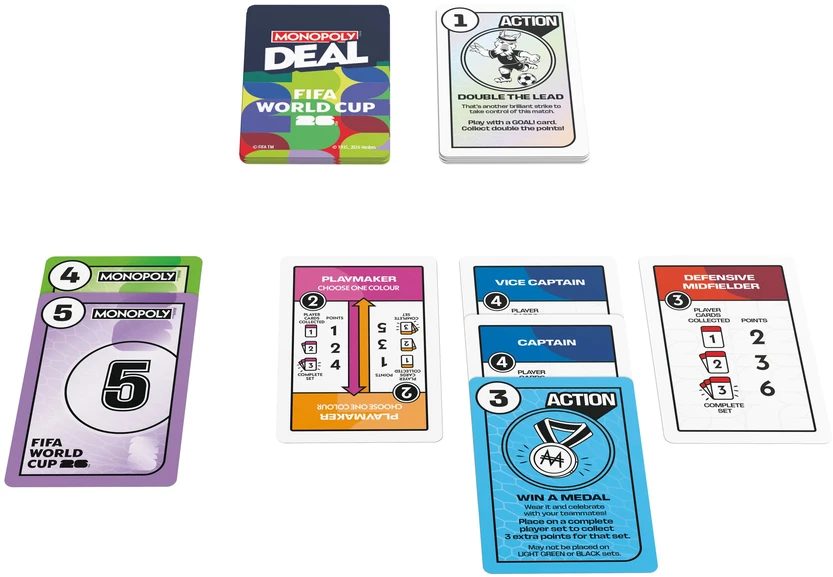 MONOPOLY Kortų žaidimas „ Deal FIFA“, EN