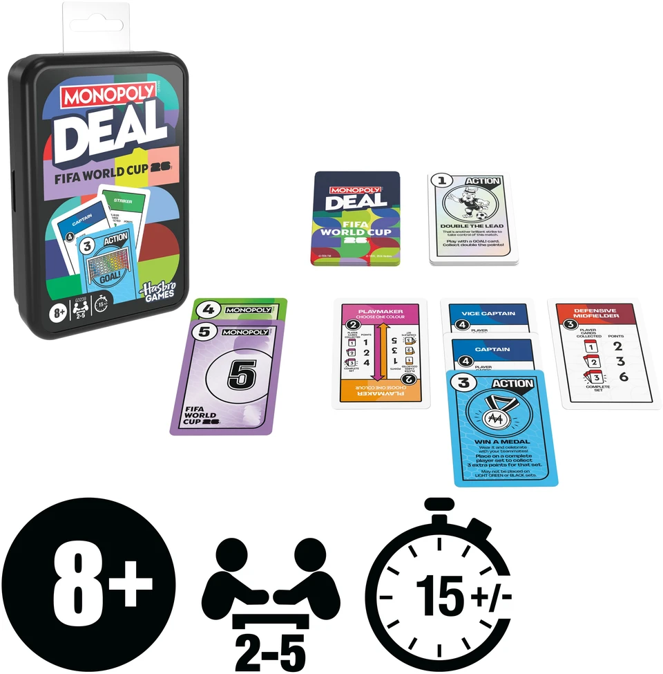 MONOPOLY Kortų žaidimas „ Deal FIFA“, EN