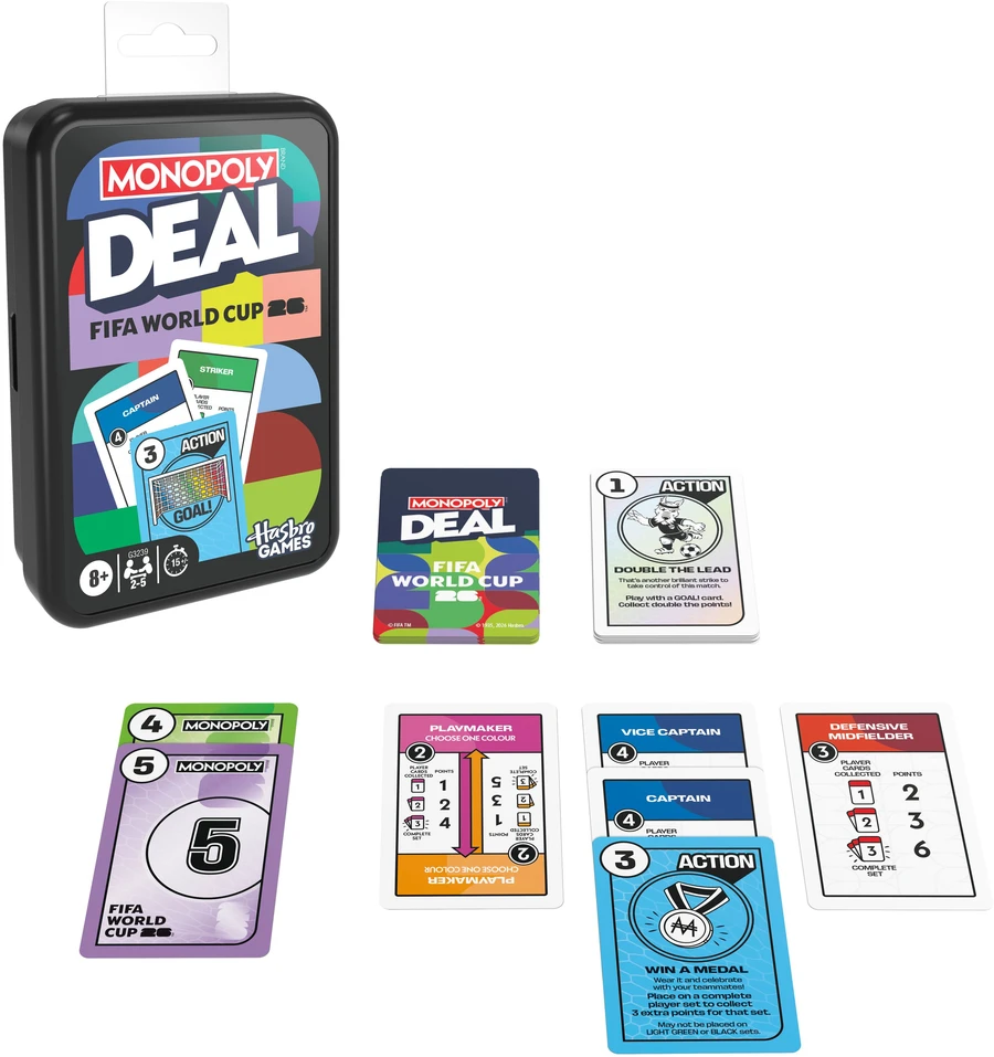 MONOPOLY Kortų žaidimas „ Deal FIFA“, EN