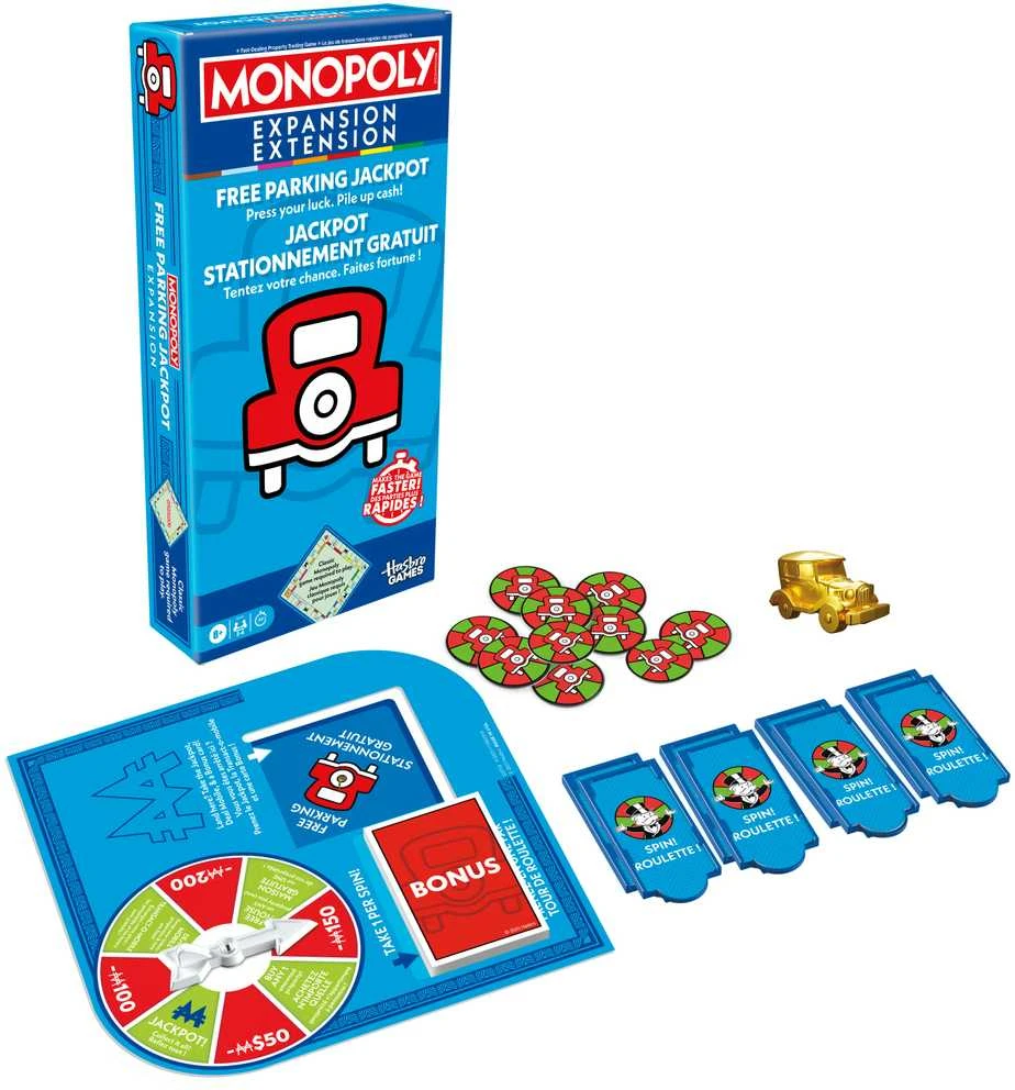 MONOPOLY Papildymas „Nemokama stovėjimo aikštelė: aukso puodas“, (lietuvių kalba)