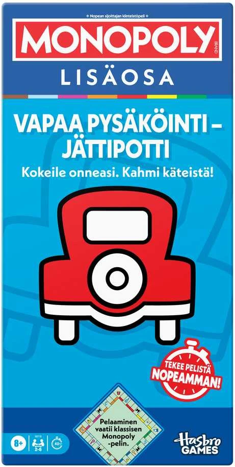 Hasbro MONOPOLY Papildymas „Nemokama stovėjimo aikštelė: aukso puodas“, suomių k.