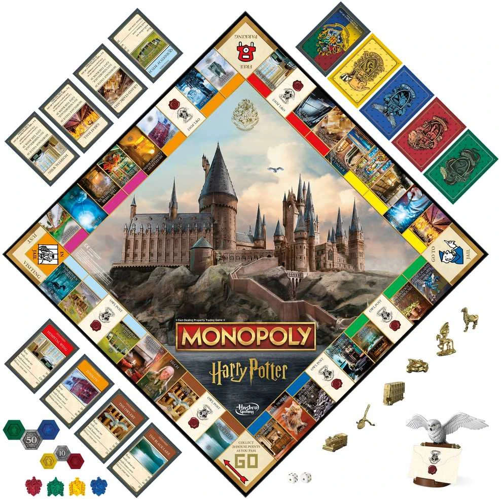 MONOPOLY Žaidimas „Harry Potter“ (Anglų kalba)