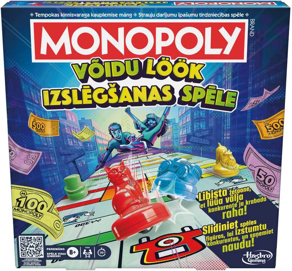 MONOPOLY Žaidimas „Monopolis: Knockout“ (estų ir latvių k.)