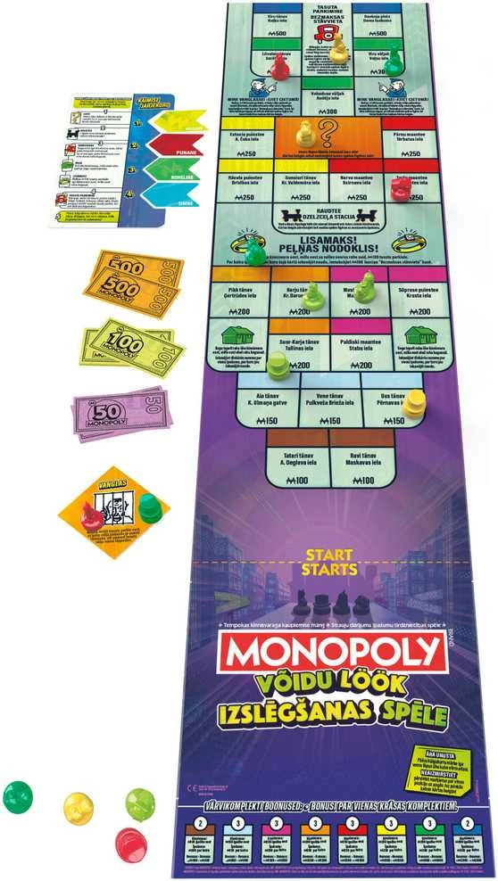 MONOPOLY Žaidimas „Monopolis: Knockout“ (estų ir latvių k.)