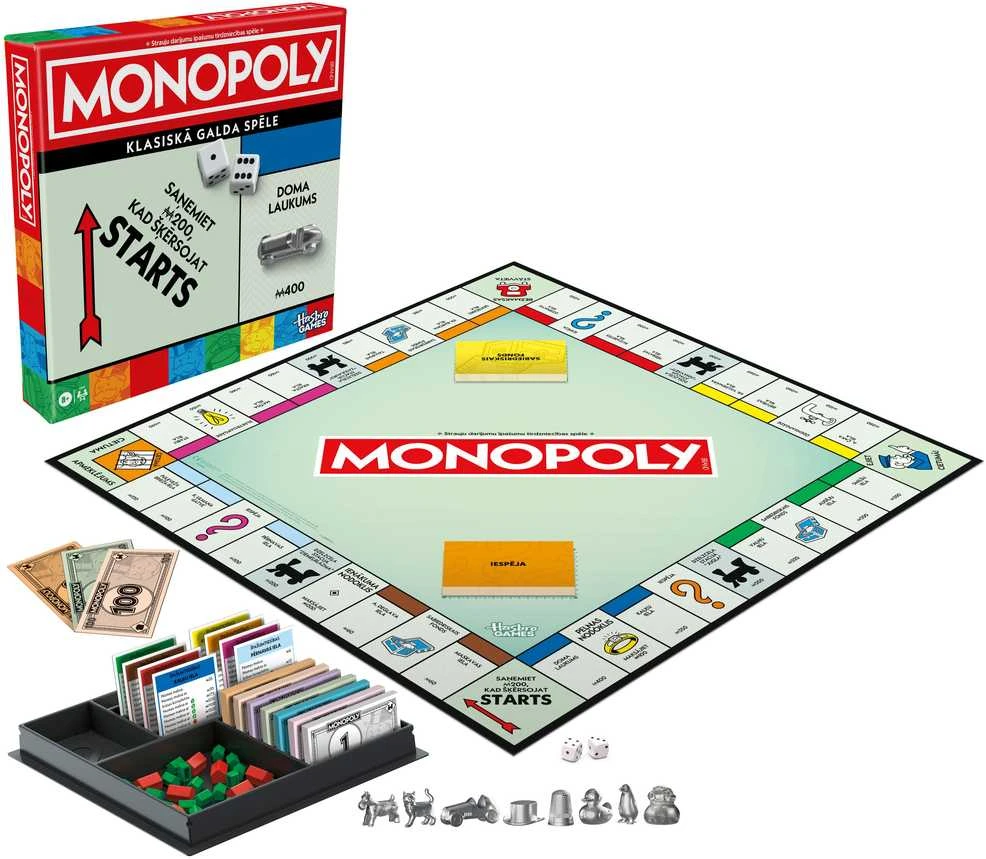 MONOPOLY Žaidimas „Monopolis“, latvių k.