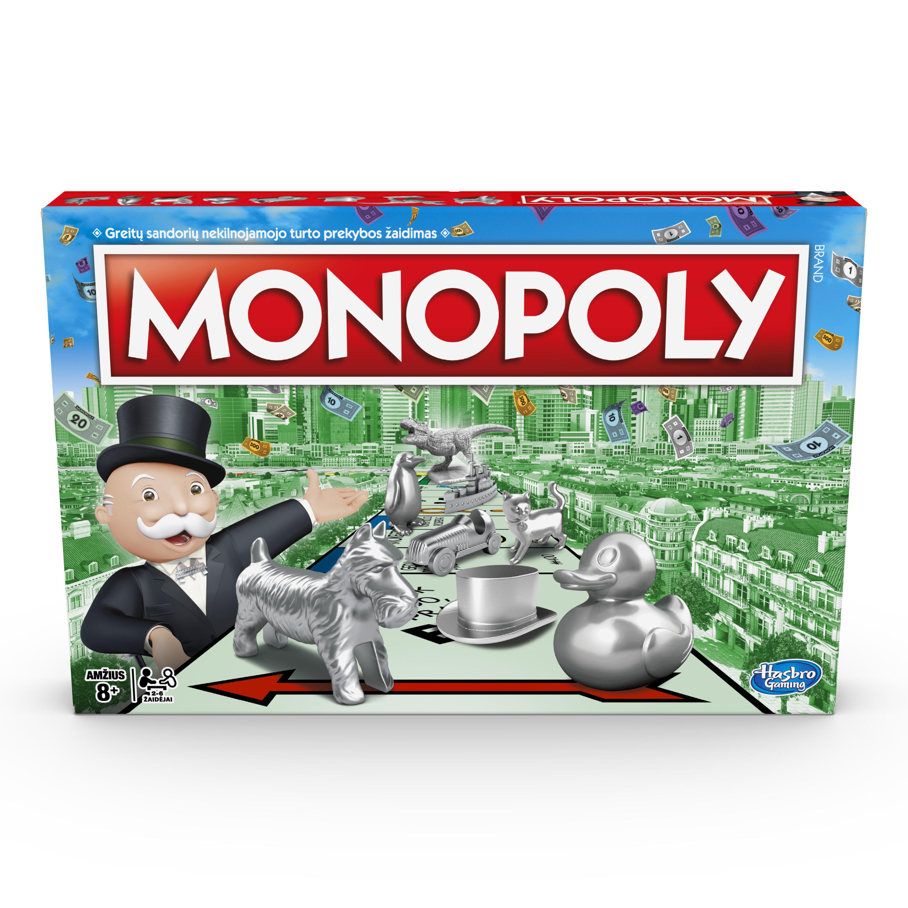 Hasbro stalo žaidimas MONOPOLY CLASSIC, C1009633 (lietuvių k.)