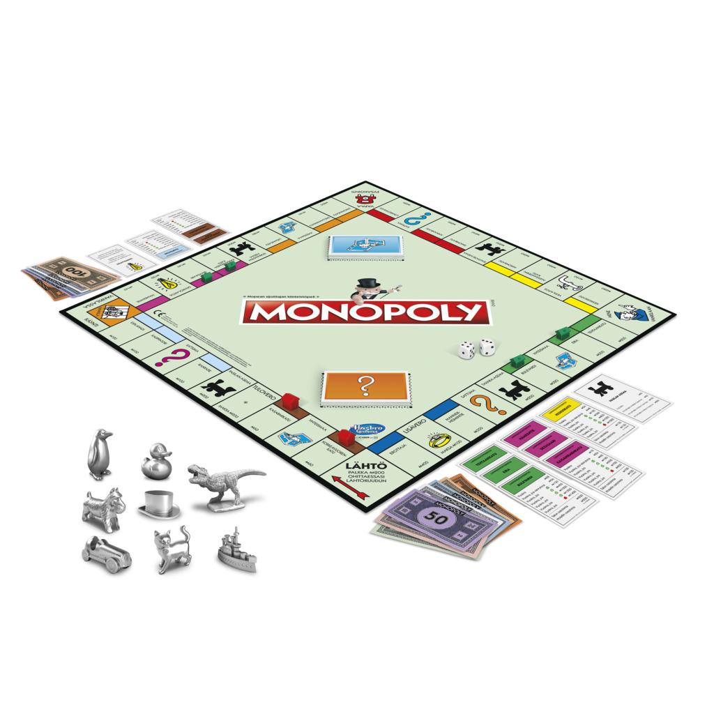 Hasbro stalo žaidimas MONOPOLY CLASSIC, C1009633 (lietuvių k.)