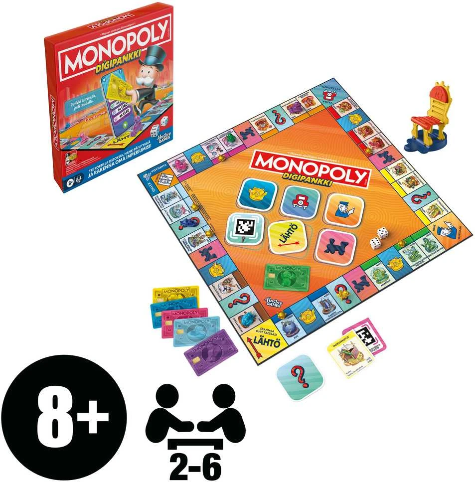 MONOPOLY Žaidimas „Monopolis: mobilioji bankininkystė“, FIN