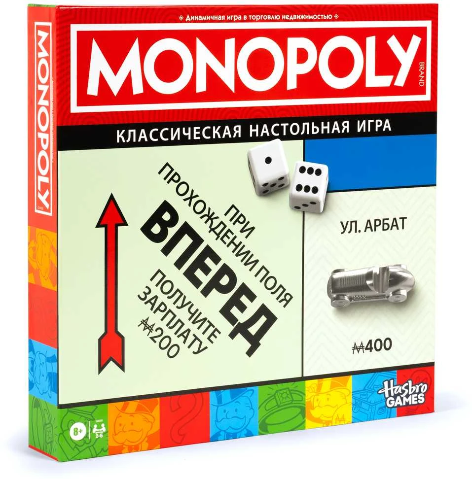 MONOPOLY Žaidimas „Monopolis“, RU