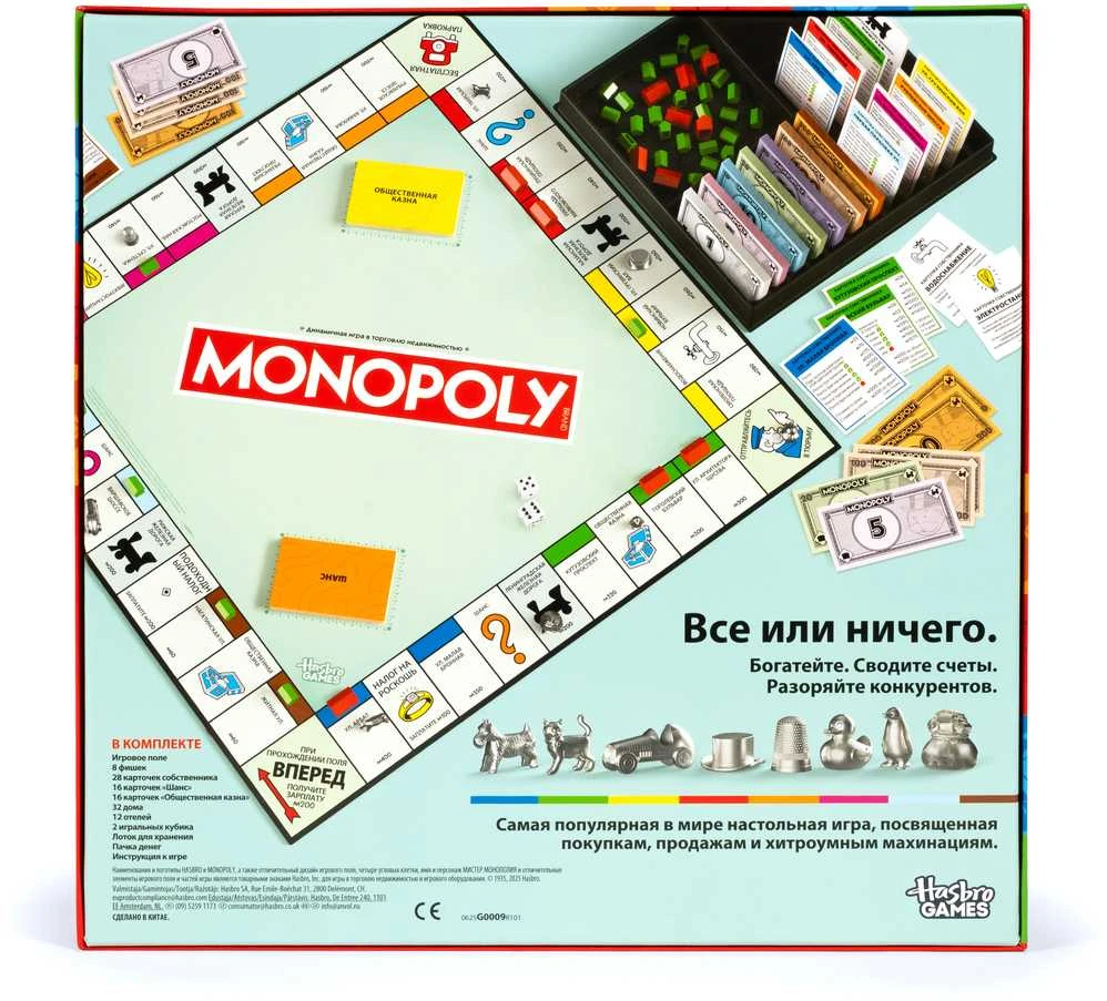 MONOPOLY Žaidimas „Monopolis“, RU
