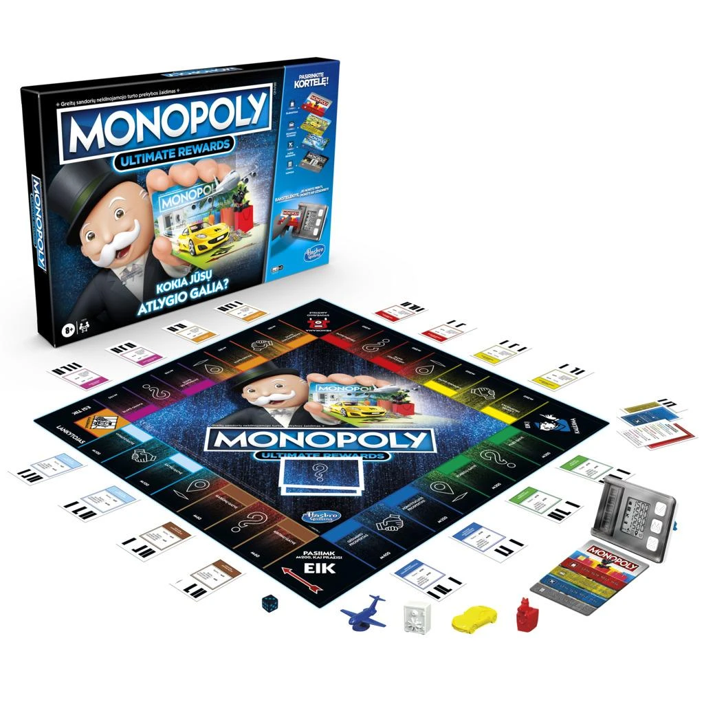 Hasbro Žaidimas „Monopolis: super elektroninė bankininkystė“, LT