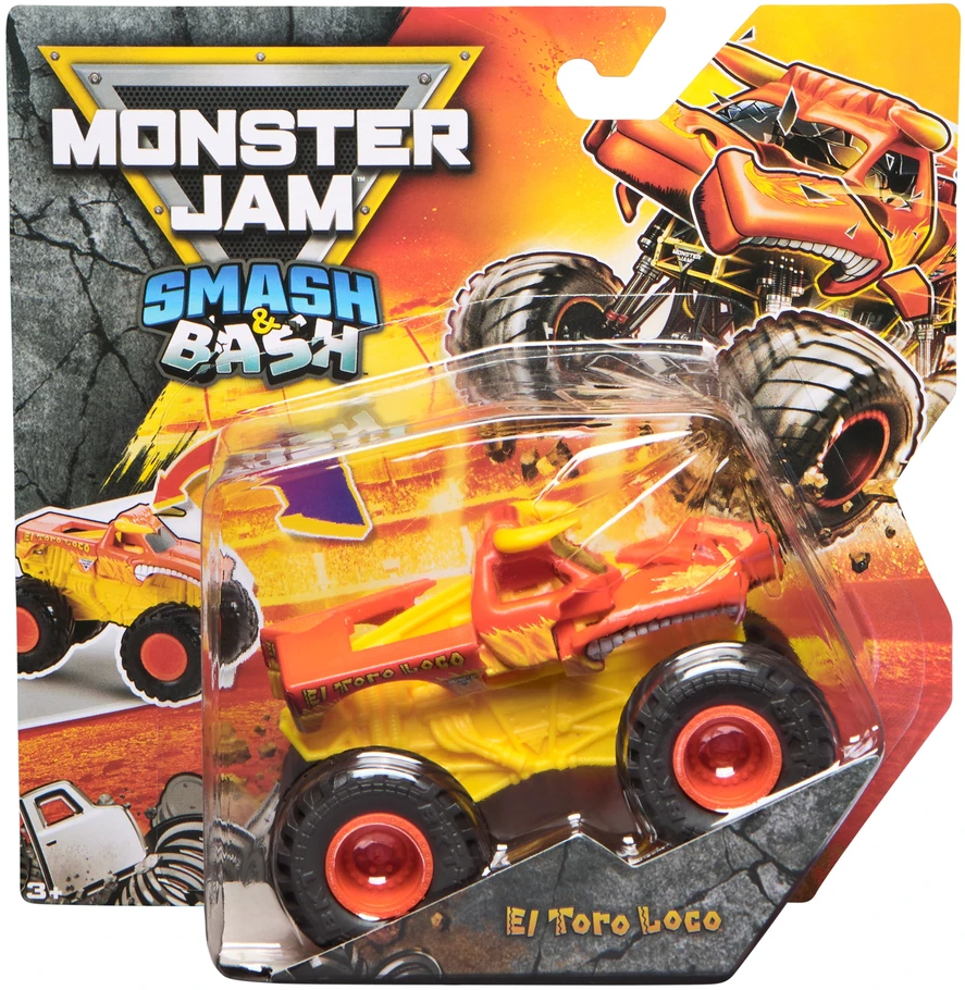 MONSTER JAM 1:64 visureigis Smash & Bash, asorti, 6072396