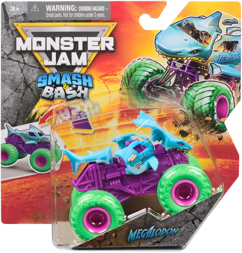 MONSTER JAM 1:64 visureigis Smash & Bash, asorti, 6072396