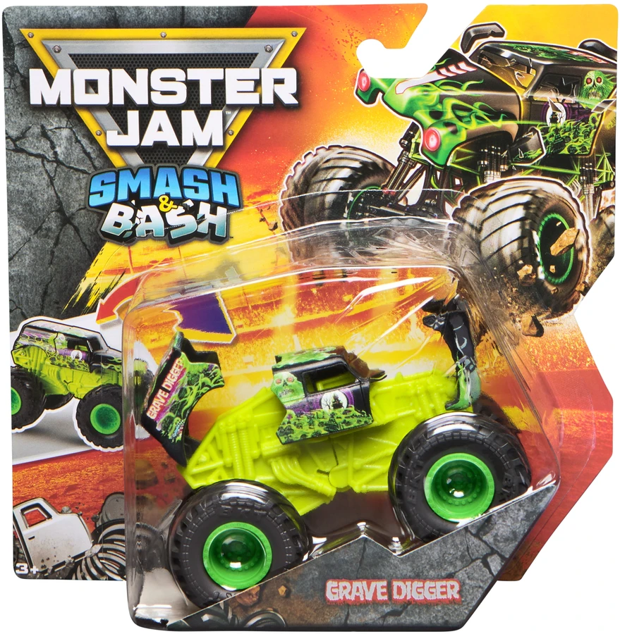MONSTER JAM 1:64 visureigis Smash & Bash, asorti, 6072396
