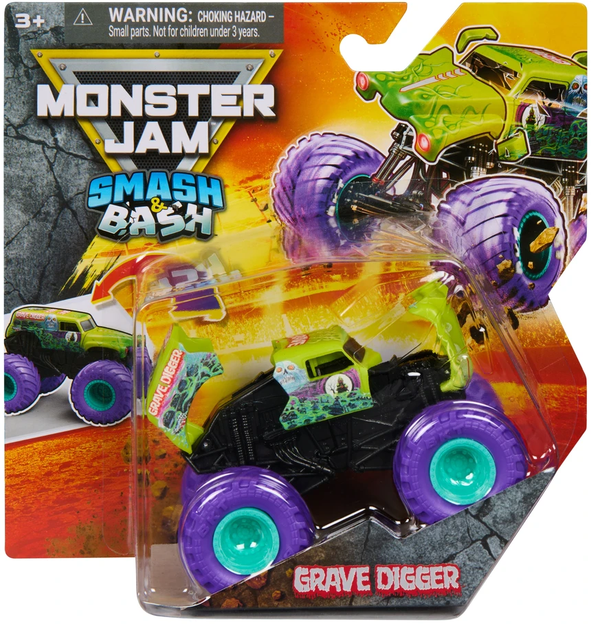 MONSTER JAM 1:64 visureigis Smash & Bash, asorti, 6072396