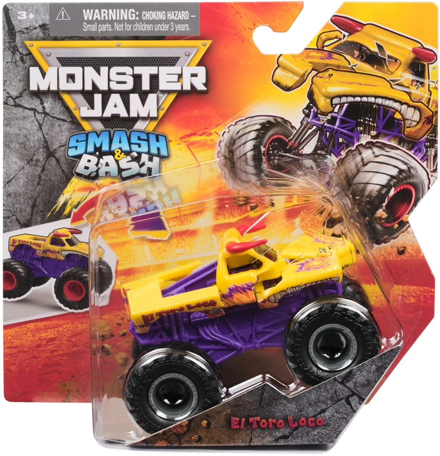 MONSTER JAM 1:64 visureigis Smash & Bash, asorti, 6072396