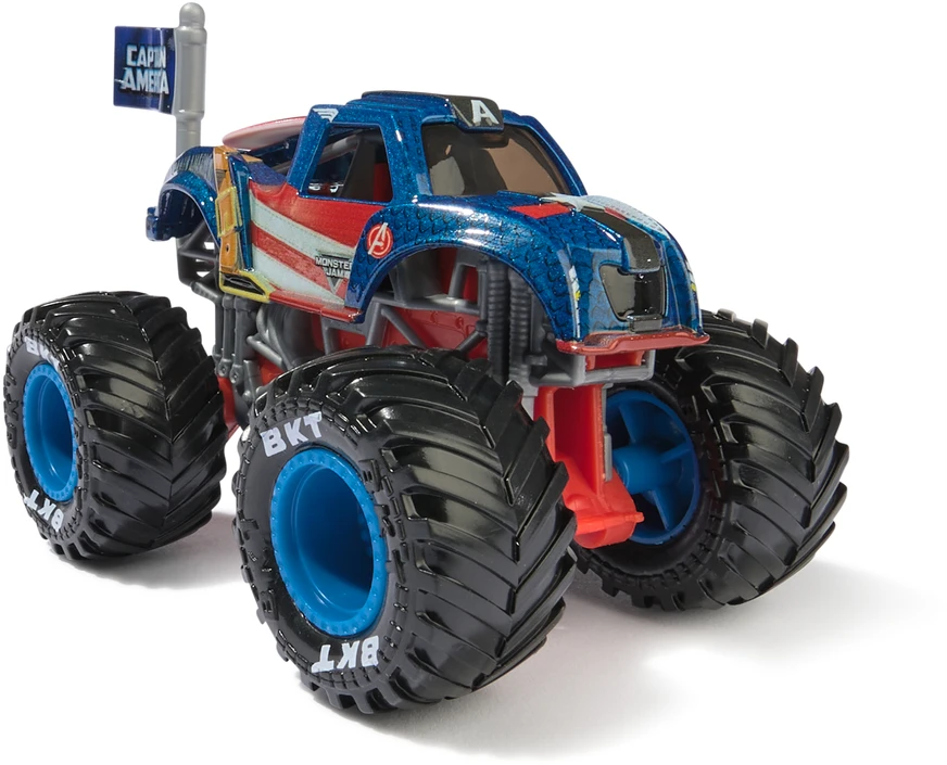 „Monster Jam“ 1:64 „Marvel“ liejimas