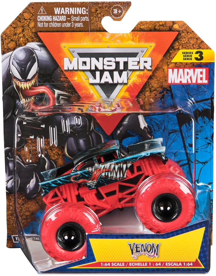 „Monster Jam“ 1:64 „Marvel“ liejimas