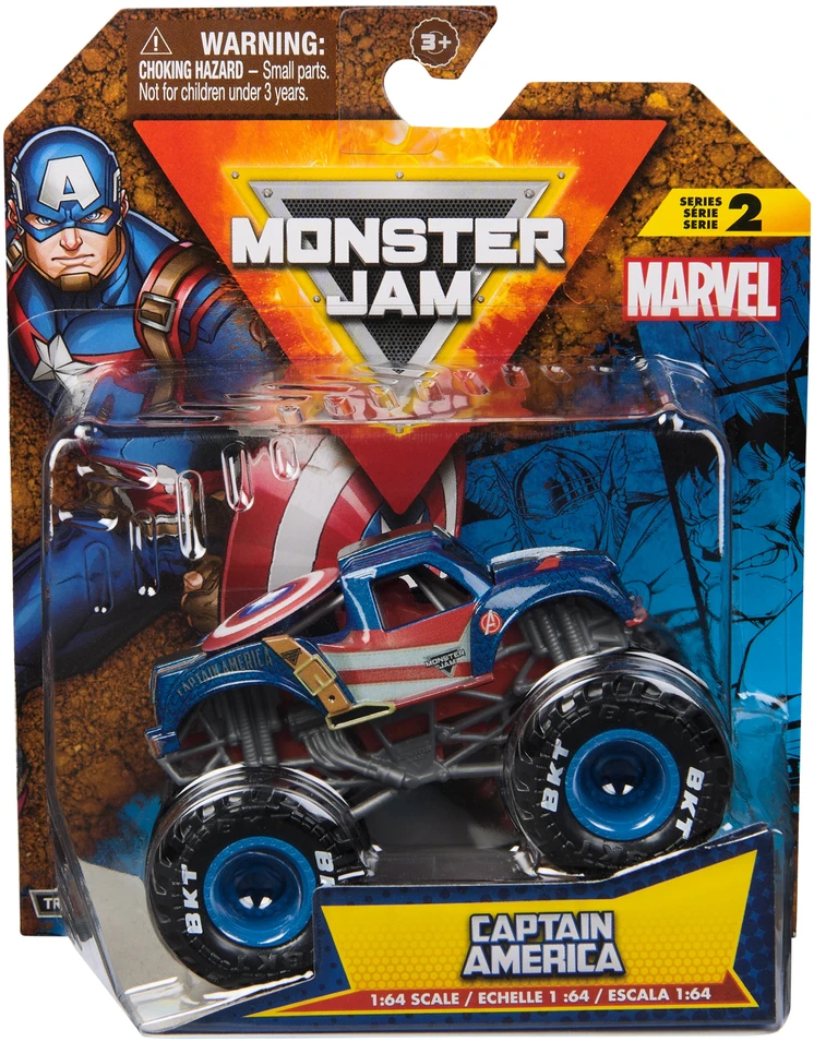 „Monster Jam“ 1:64 „Marvel“ liejimas