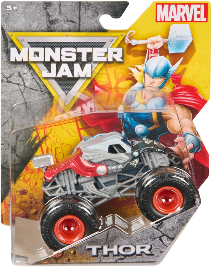 „Monster Jam“ 1:64 „Marvel“ liejimas