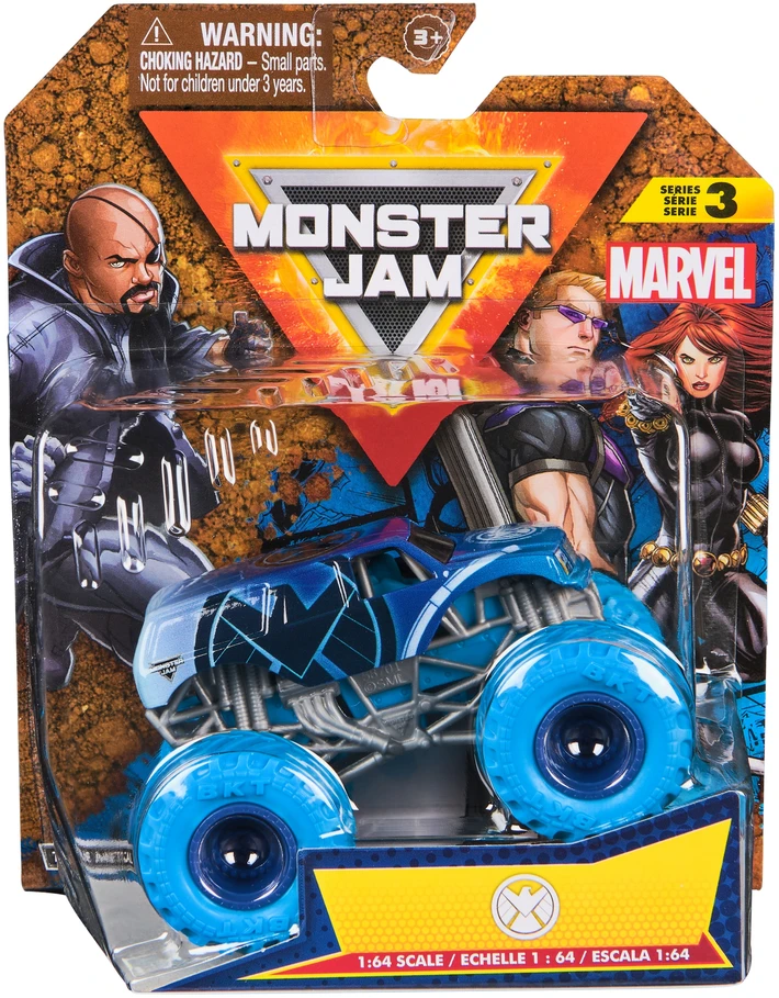 „Monster Jam“ 1:64 „Marvel“ liejimas