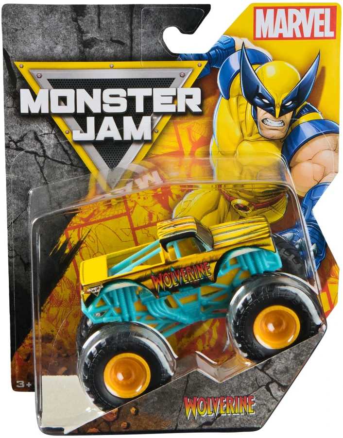 „Monster Jam“ 1:64 „Marvel“ liejimas