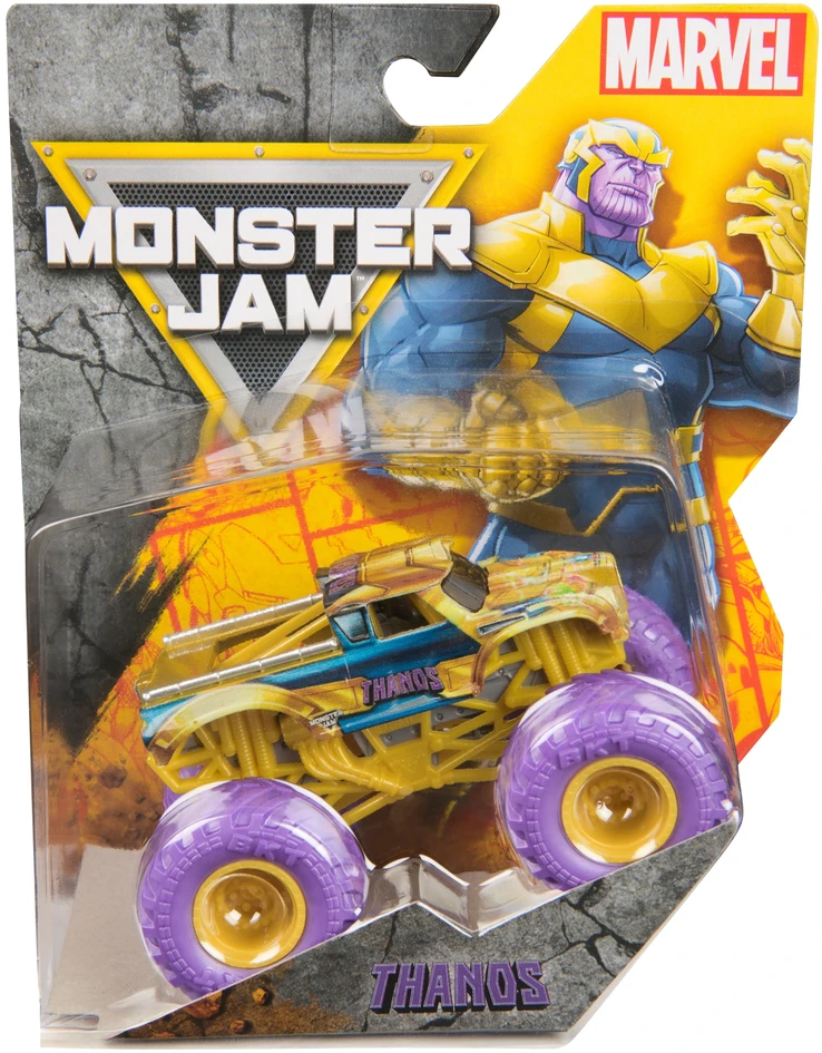 „Monster Jam“ 1:64 „Marvel“ liejimas