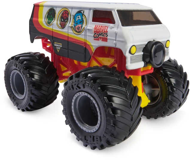 „Monster Jam“ 1:64 „Marvel“ liejimas