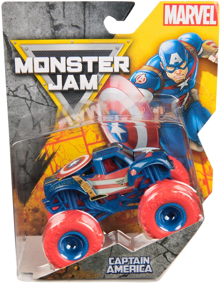 „Monster Jam“ 1:64 „Marvel“ liejimas