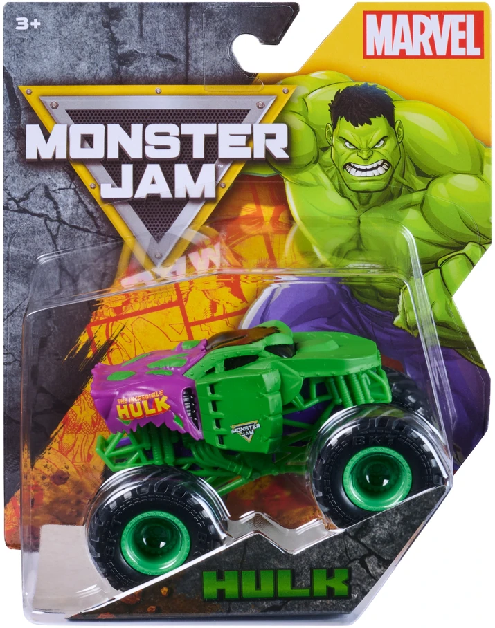„Monster Jam“ 1:64 „Marvel“ liejimas