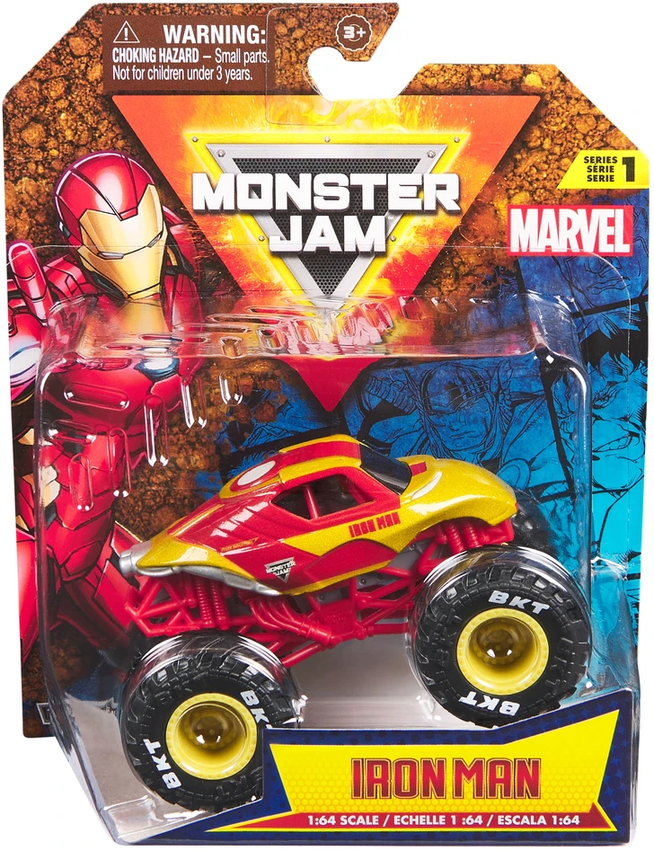 „Monster Jam“ 1:64 „Marvel“ liejimas