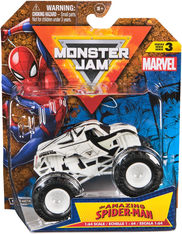 „Monster Jam“ 1:64 „Marvel“ liejimas