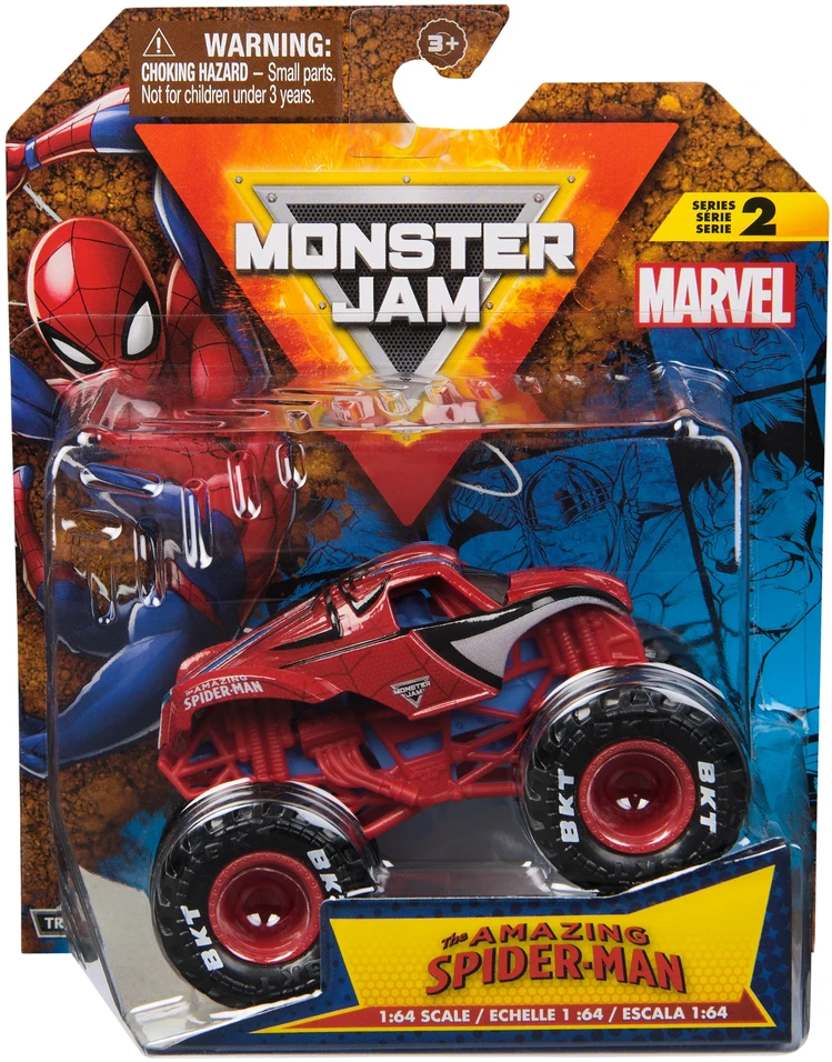 „Monster Jam“ 1:64 „Marvel“ liejimas