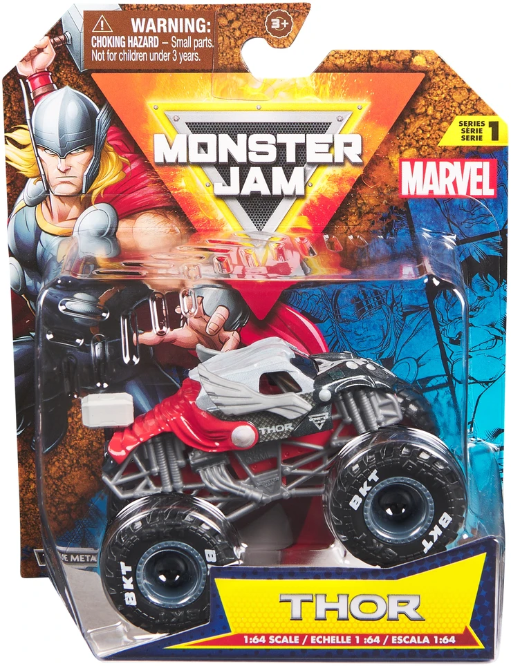 „Monster Jam“ 1:64 „Marvel“ liejimas