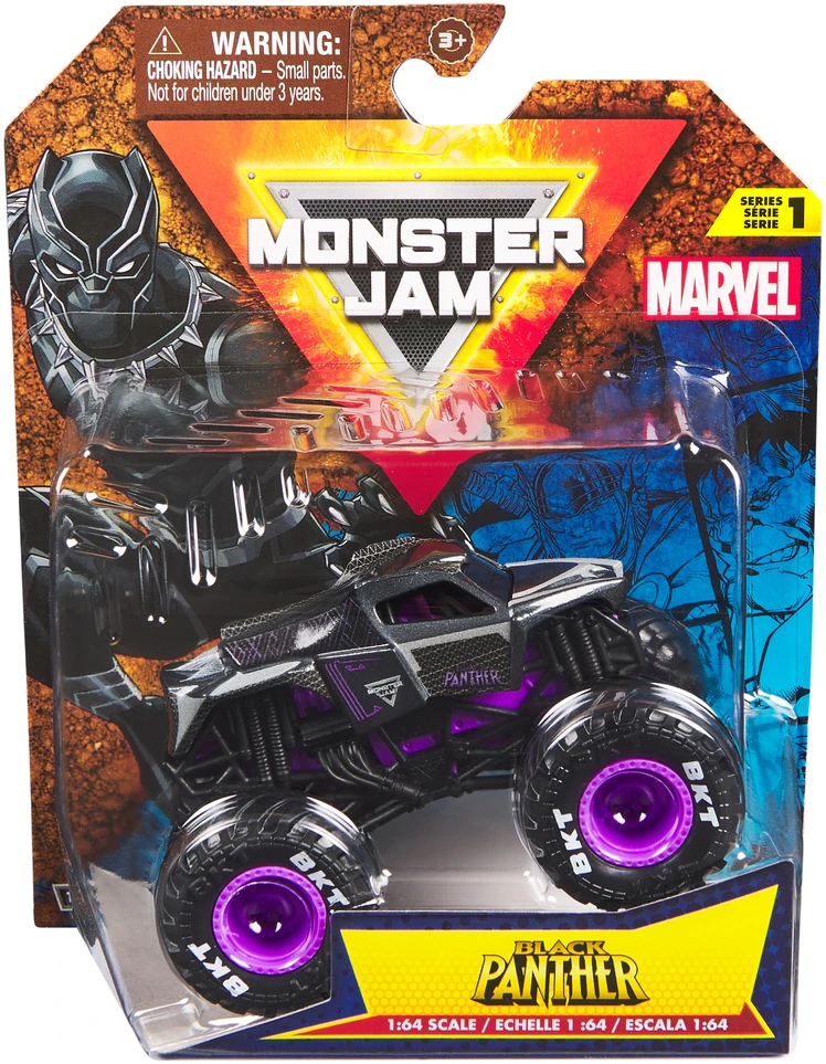 „Monster Jam“ 1:64 „Marvel“ liejimas