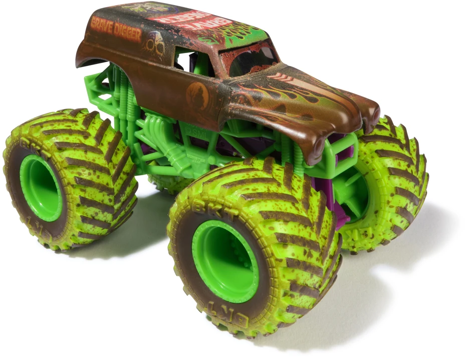 MONSTER JAM 1:64 spalvą keičiantis visureigis Mud Blasters, asort., 6072638