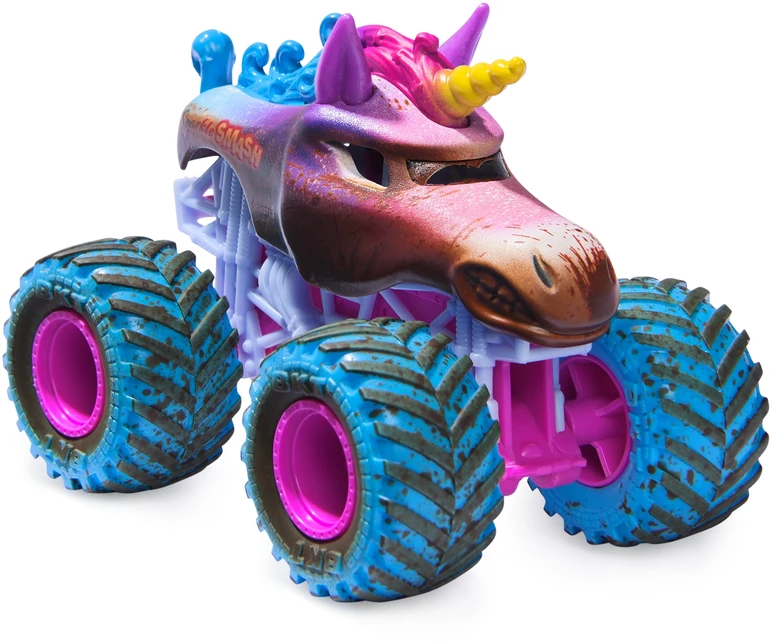 MONSTER JAM 1:64 spalvą keičiantis visureigis Mud Blasters, asort., 6072638