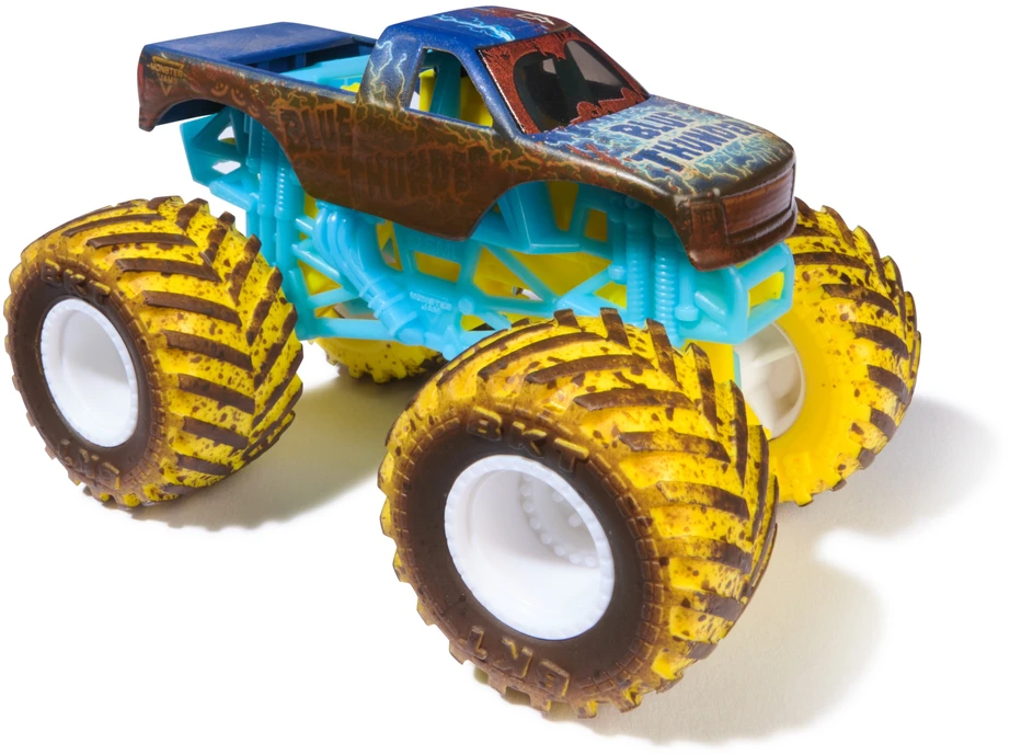 MONSTER JAM 1:64 spalvą keičiantis visureigis Mud Blasters, asort., 6072638